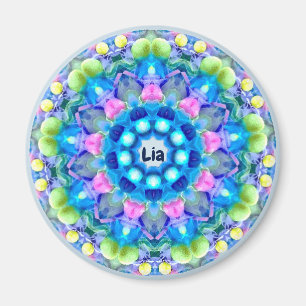 Imã LIA ~ Padrão Páscoa Personalizado Fractal ~