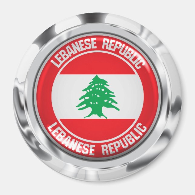 Imã Líbano Round Emblem (Frente)