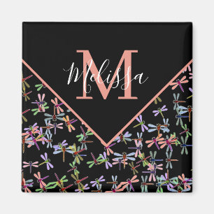 Imã libélulas coloridas personalizadas