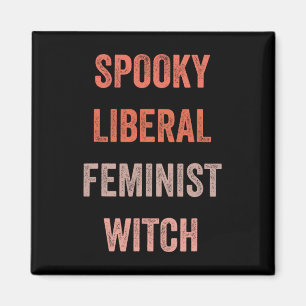 Imã Liberal Feminista Dia de as Bruxas engraçado de Br