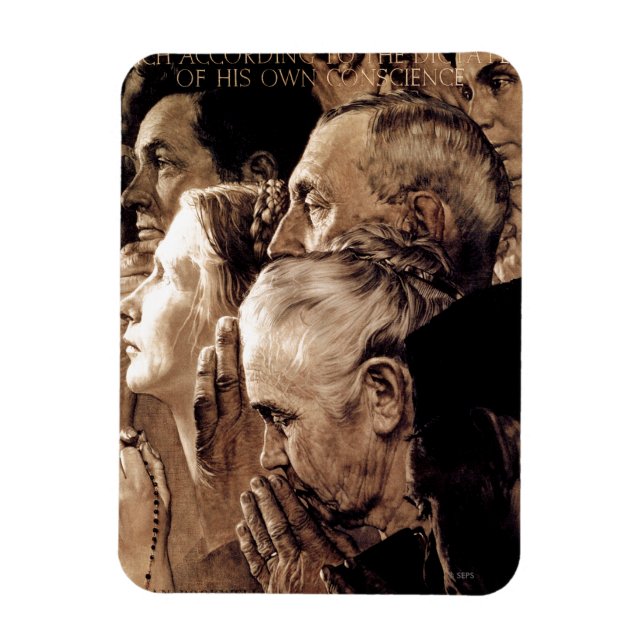 Ímã Liberdade de Culto (Vertical)