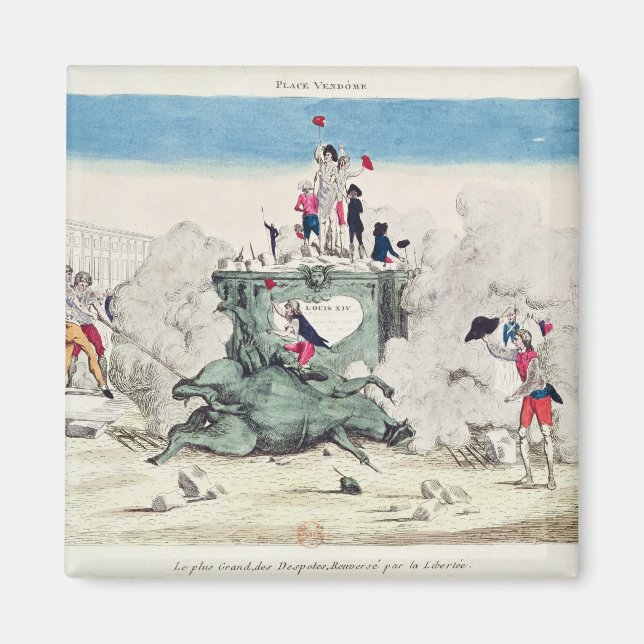 Imã Liberdade derrubando a estátua do Maior (Frente)