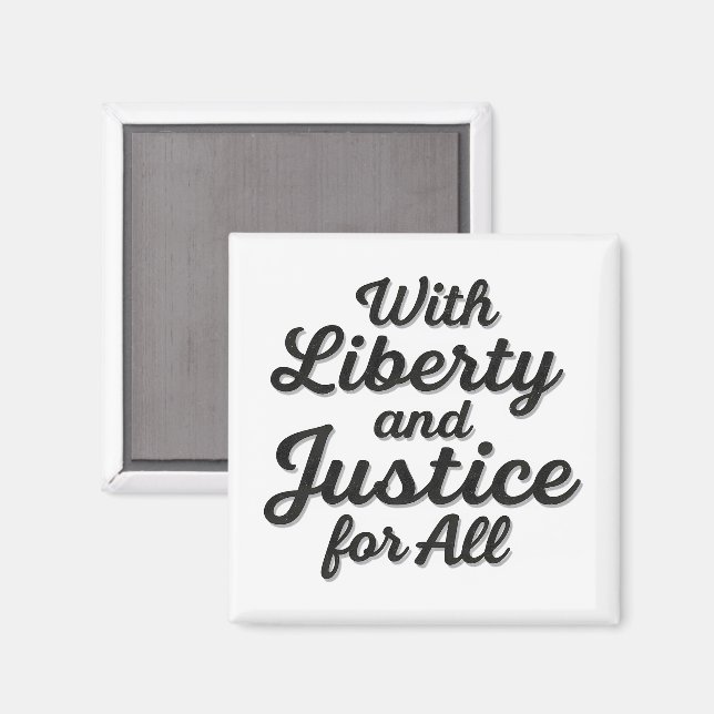 Imã Liberdade e justiça para todos protestam (Front/Back)
