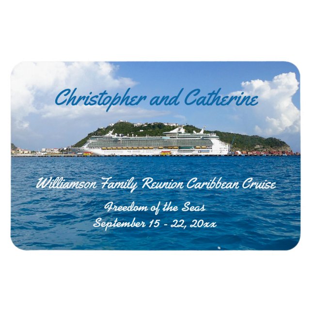 Ímã Liberdade em Sint Maarten Stateroom Door Marker (Horizontal)