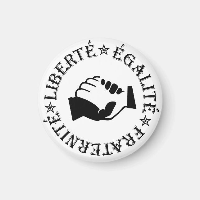 Imã Liberdade, igualdade, fraternidade (Frente)
