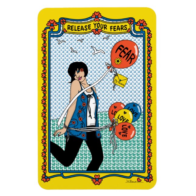 Ímã Libere seu frigorífico Fears_B_4x6 (Vertical)