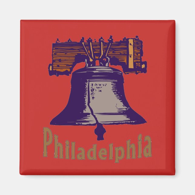 Imã Liberty Bell em Filadélfia (Frente)