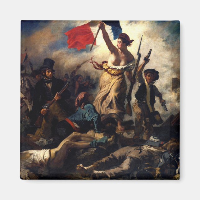 Imã Liberty Liderando as Pessoas, Eugene Delacroix (Frente)