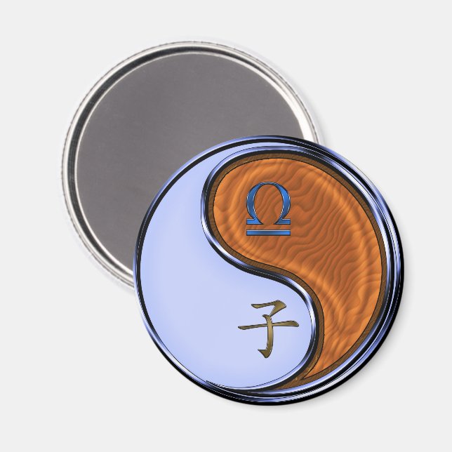 Imã Libra & Rato de Madeira (Front/Back)