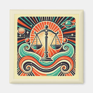 Imã Libra Zodiac Magnet - Design