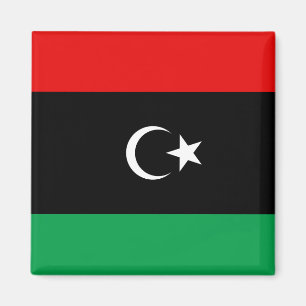 Imã Libya Flag Magnet
