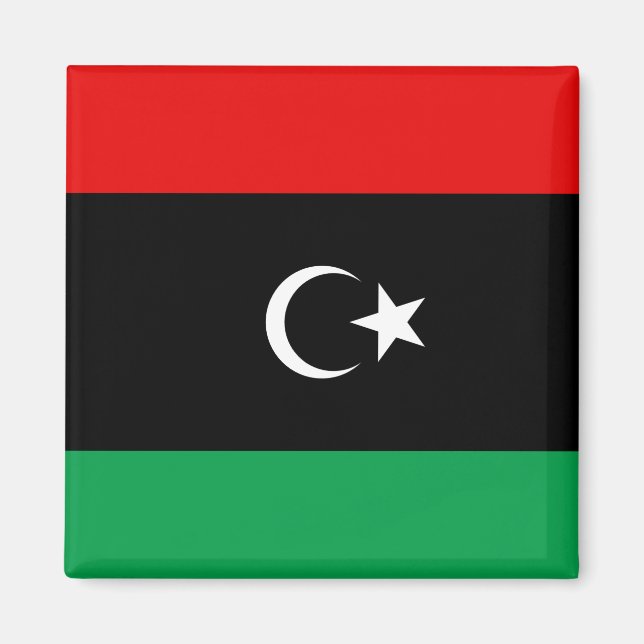 Imã Libya Flag Magnet (Frente)