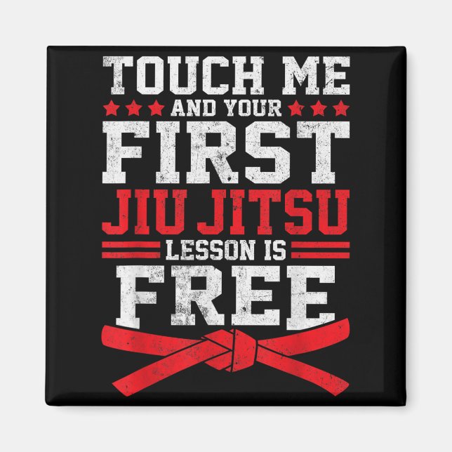 Imã Lição de Jiu-Jitsu Ft é engraçado humor (Frente)