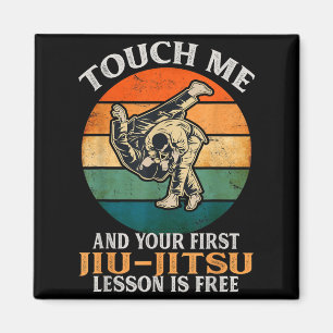 Imã Lição de Jiu Jitsu Touch Ft é engraçada Brasileira