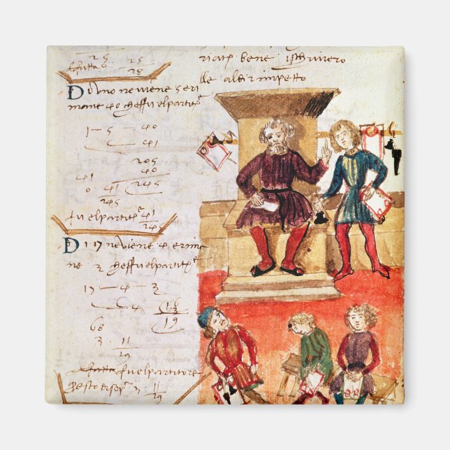 Imã Lição de Matemática, de um tratado matemático (Frente)