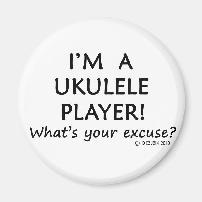 Imã Licença do Jogador Ukulele (Frente)