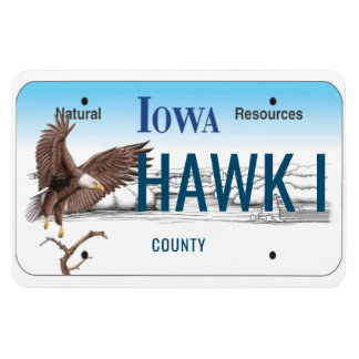 Ímã Licença Flexível da Placa de Iowa