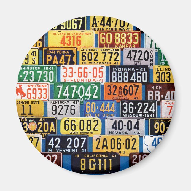 Imã License Plates por H. Wilson Smith (Frente)