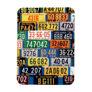 Ímã License Plates por H. Wilson Smith