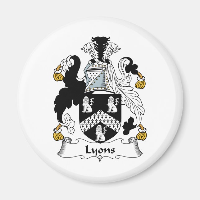 Imã Licons Family Crest (Frente)