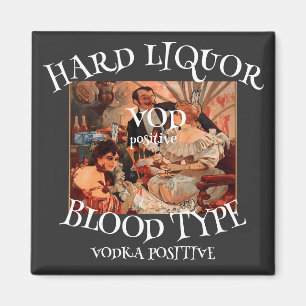 Imã Licor Forte Tipo Sanguíneo VOD vodca positiva