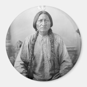 Imã Líder da Lakota Sentando o Bull Índio Nativo Ameri