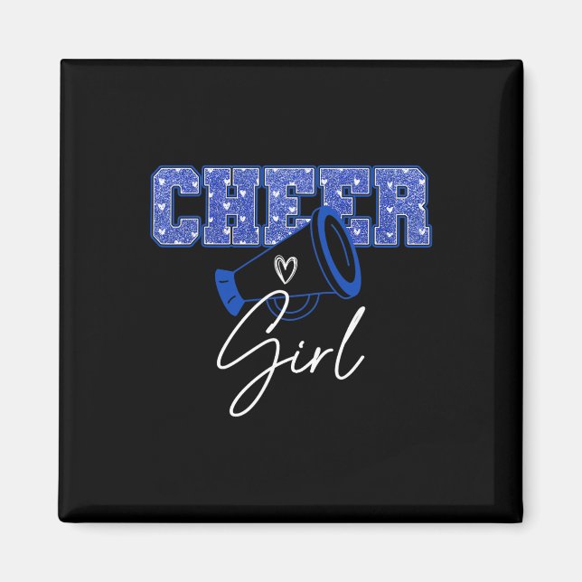 Imã Líder de Torcida Garota de Cheerleading Esporte Eq (Frente)
