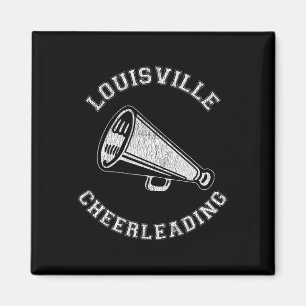 Imã Liderança de Louisville Angustiado Retro Cheerlead