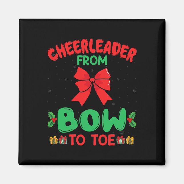 Imã Liderança de Torcida do Arco aos Pés Cheerleading  (Frente)