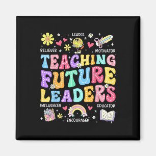 Imã Líderes Futuros do Ensino Rétro Professor Groovy d