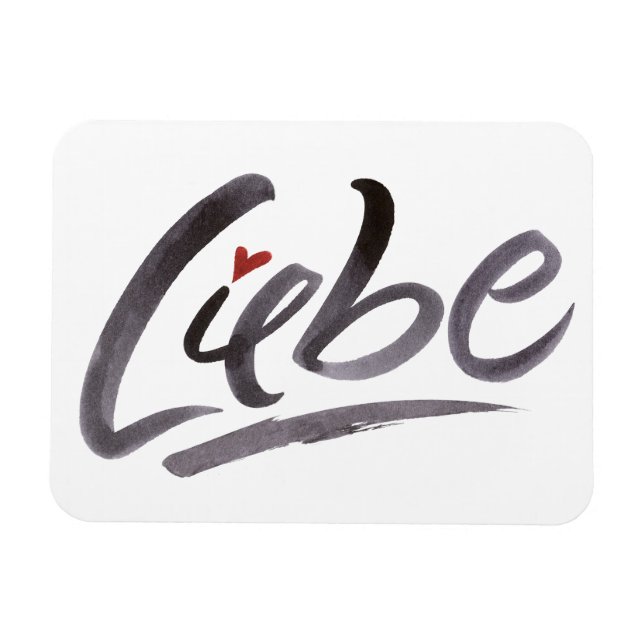 Ímã LIEBE Love Hertz Schoneschrift Letting (Horizontal)