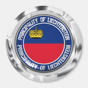 Imã Liechtenstein Round Emblem