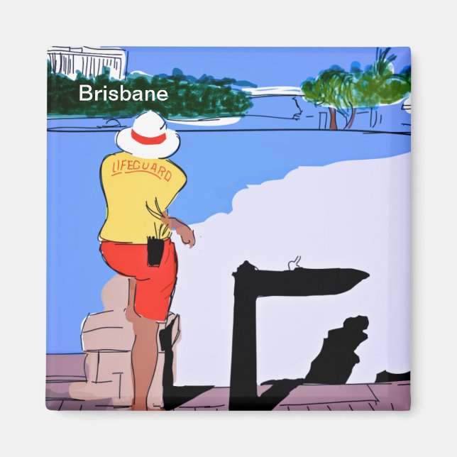 Imã LIfeguard No Southbank Magnet (Frente)