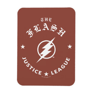 Ímã Liga da Justiça  Emblema Relâmpago Retroativo
