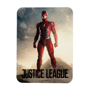 Ímã Liga da Justiça  Flash no campo de batalha