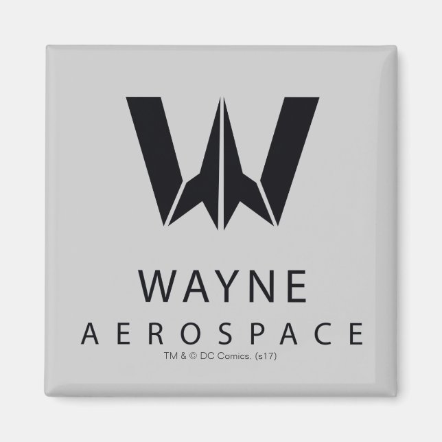 Imã Liga da Justiça | Logotipo aeroespacial Wayne (Frente)