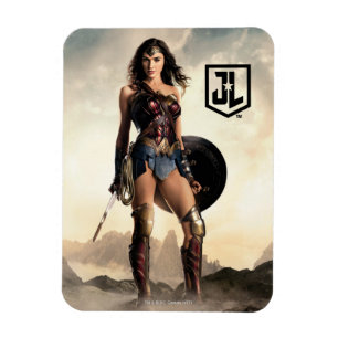 Ímã Liga da Justiça  Mulher Maravilha No Campo De Bat
