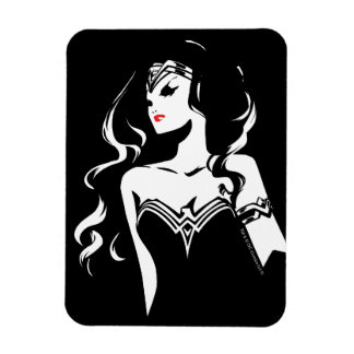 Ímã Liga da Justiça | Mulher Maravilha Noir Pop Art
