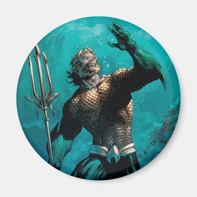 Imã Liga da Justiça nº 10 Aquaman Afogou Variante da T (Frente)