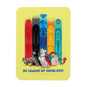 Ímã Liga DC das Torres de Metrópolis de Super Pets
