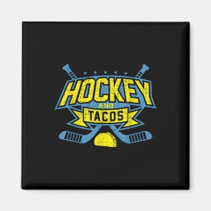 Imã Liga de Fãs de Hockey em Campo e Tacos Jogador de