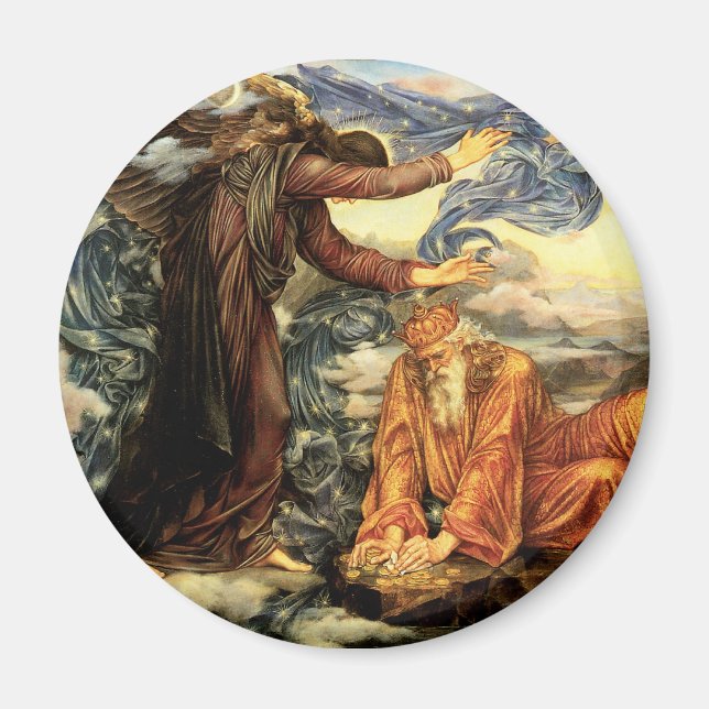 Imã Ligado à Terra por Evelyn De Morgan, Arte Vitorian (Frente)
