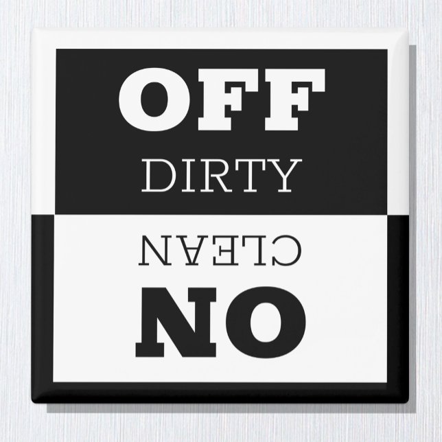 Imã Ligar / Desligar Em uso sinal & Limpar / Suja máqu (Criador carregado)