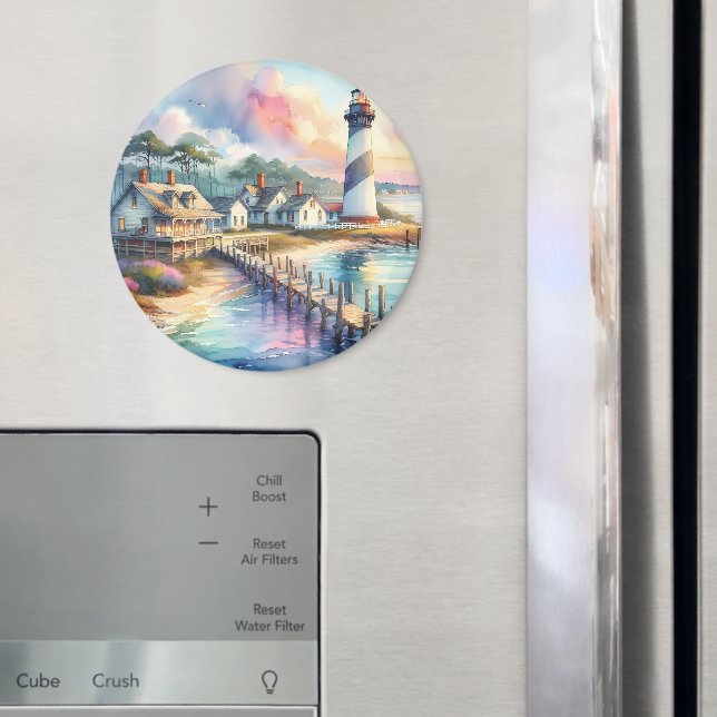 Imã Lighthouse & Beach Cottages Scense (In Situ (Fridge))