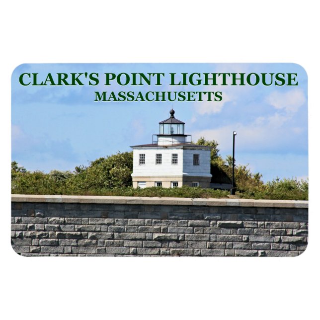 Ímã Lighthouse de Clark Massachusetts FlexiMagnet (Horizontal)
