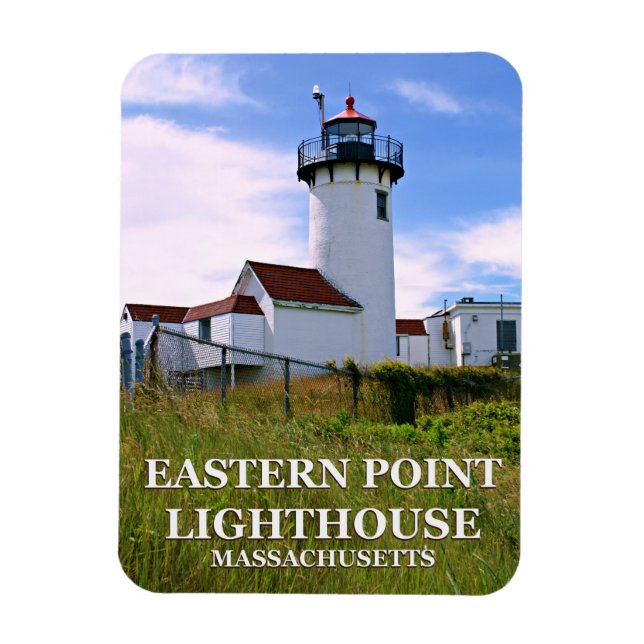 Ímã Lighthouse de East Point, Massachusetts Magnet (Vertical)