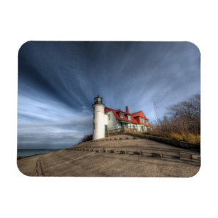 Ímã Lighthouses Point Betsie Lake Michigan