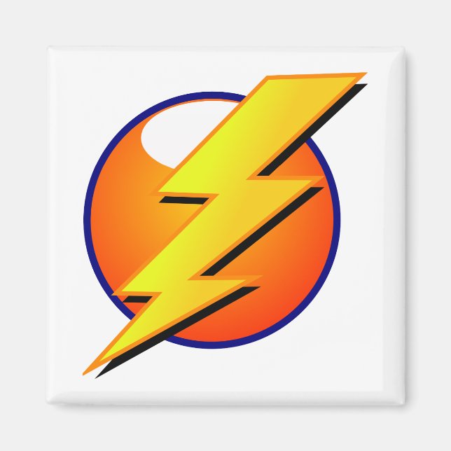 Imã Lightning Bolt Magnet (Frente)