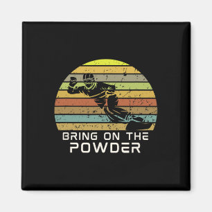 Imã Ligue o Snowboard Engraçado 1