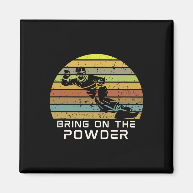 Imã Ligue o Snowboard Engraçado 1 (Frente)